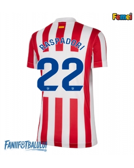 Atletico Madrid Giacomo Raspadori #22 Tricou Fotbal Replică 2025-26 Femei Acasa